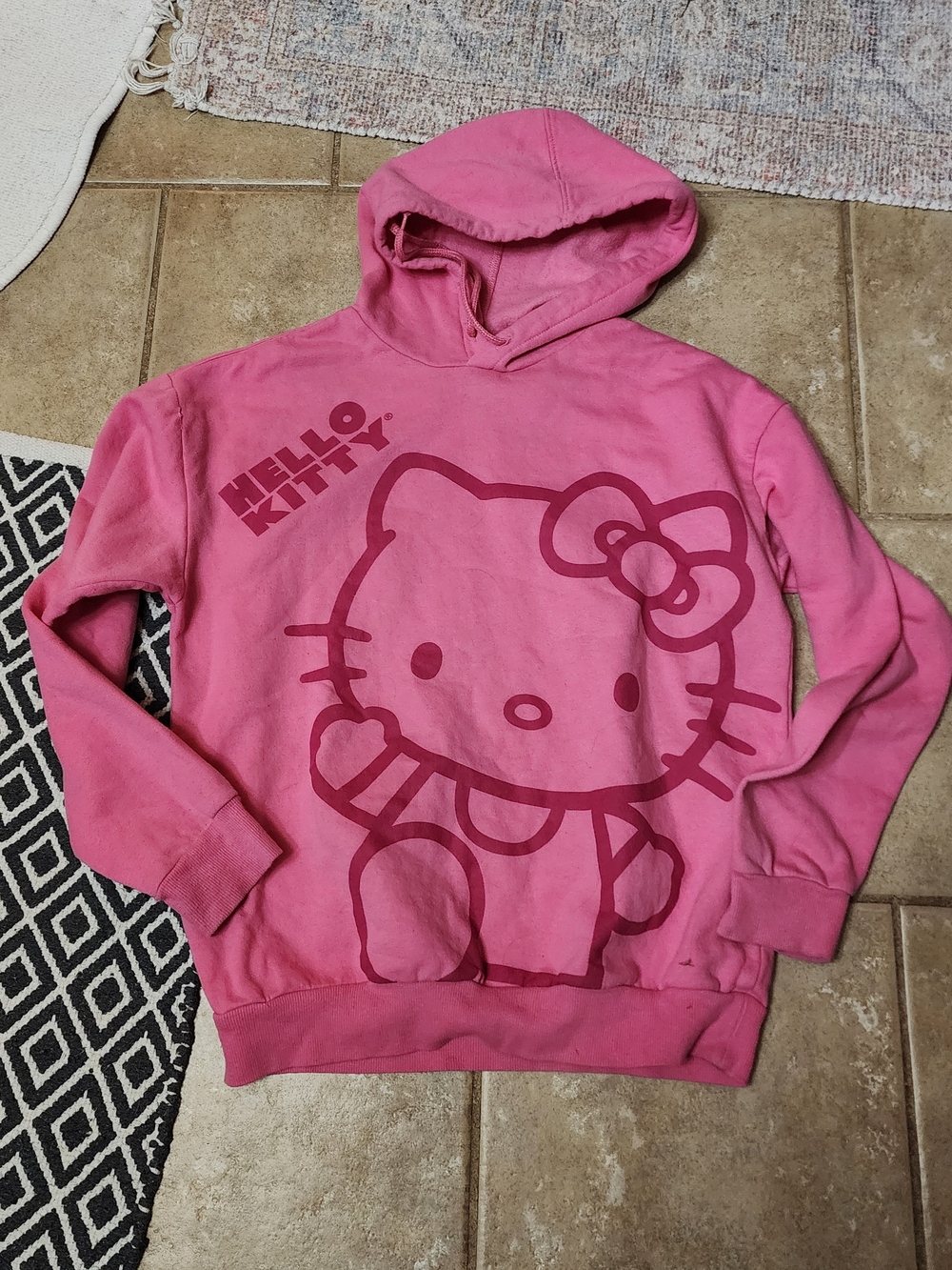 Hello Kitty Pink Graphic Hoodie